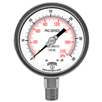 PN2 NACE Liquid Filled Pressure Gauge